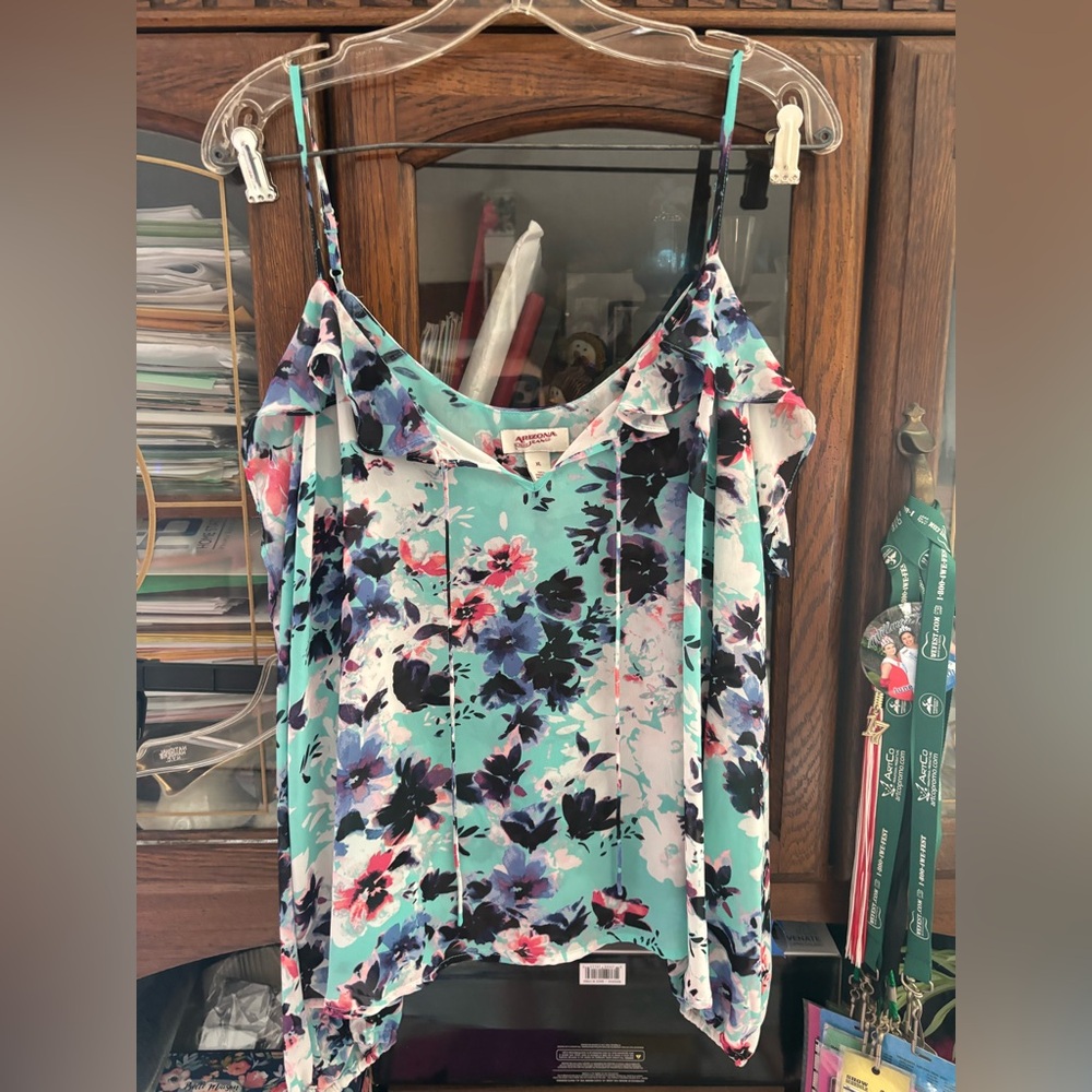 Floral off the shoulder Top - Multicolor